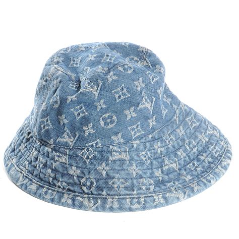 designer bucket hat louis vuitton|Louis Vuitton denim bucket hat.